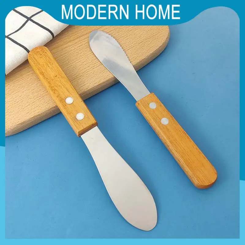 

Smoothing Cream Cheese Knife Polished Butter Knife 420 Stainless Steel Cream Scraper Kitchen Tools