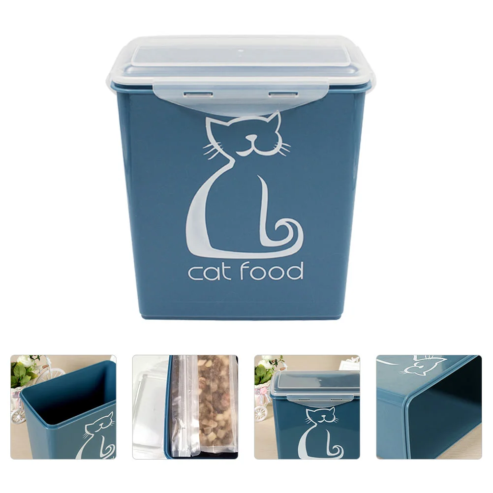

Container Storage Grain Dog Pet Canister Cat Box Rice Bin Dispenser Treat Bucket Airtightbird Flour Holder Organizer Jar Bread