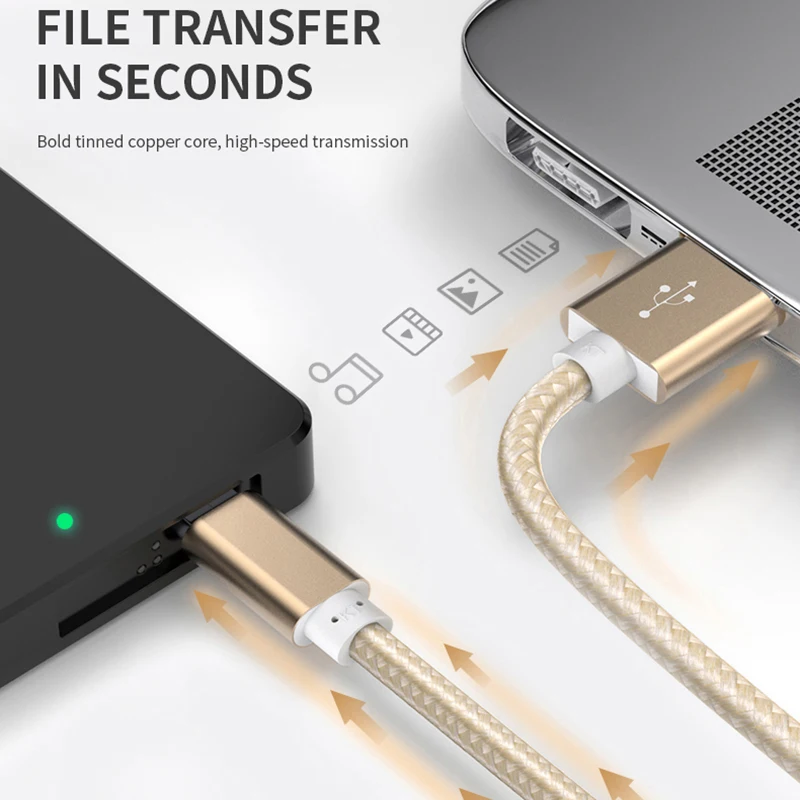 Дата-кабель Mini USB/USB высокая скорость передачи данных и быстрая зарядка для