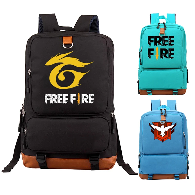 2022 рюкзак для игры Free Fire Garena, Женская дорожная сумка, школьные ранцы для студентов, сумка для книг на молнии, водонепроницаемая сумка для мал...