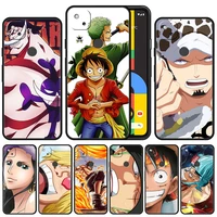 case cover for google pixel 5a 4a 3 4 xl 5 6 pro 4g 5g protection tpu phone back fashion coque one piece cute cartoon anime
