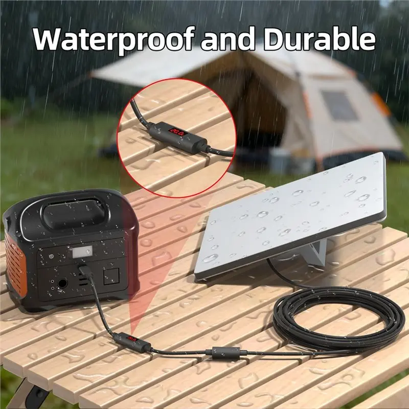 Фото Конвертер ABKI-Standard Gen3 DC (штекер-гнездо) с цифровым дисплеем тока и напряжения для удлинительного кабеля Starlink Mini №5