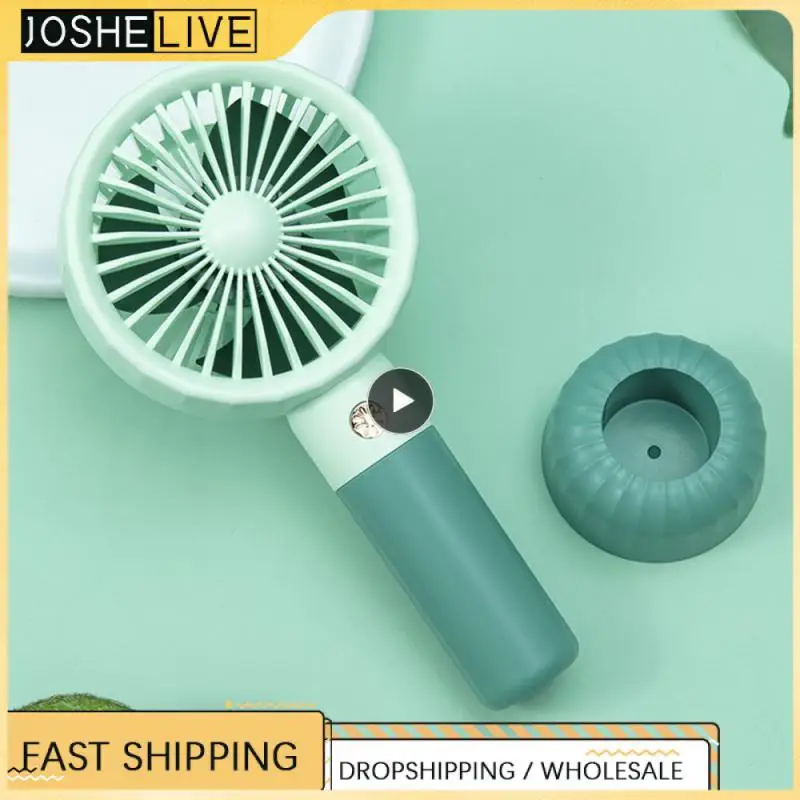 

Portable Childrens Fans Multifunctional Pocket Cooling Hand Eventail Ultra-quiet Wind Power Small Hand-held Fan Ar Condicionado