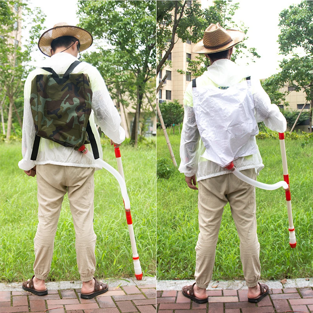 Инструмент для разбрасывания удобрений в одной трубке с сумкой экономия труда