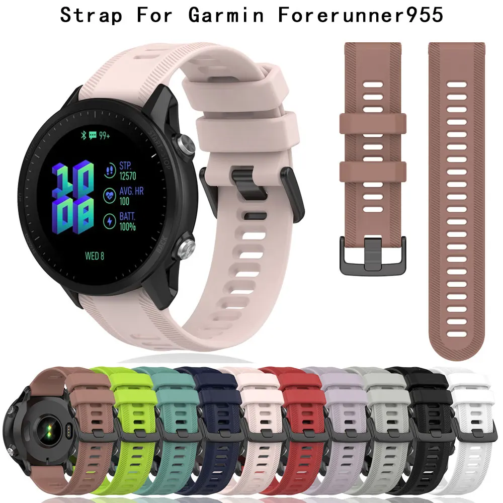 

Wristband Strap For Garmin Forerunner 955 Descent G1 Soft Silicone Replacement Smart Watch Accessories Band For Approach S62 S60