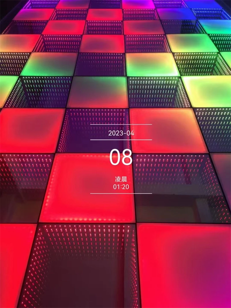 RGB зеркальный танцпол DDMSNSTAR 8 шт