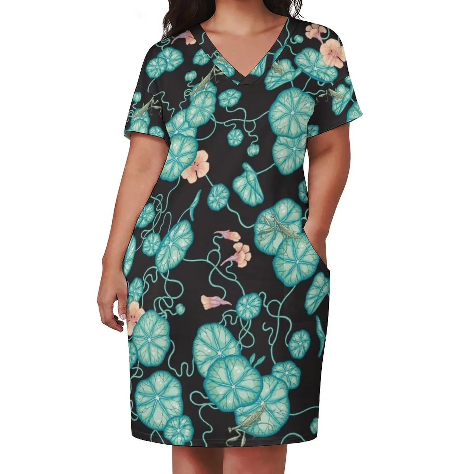 Женское платье из полиэстера и спандекса