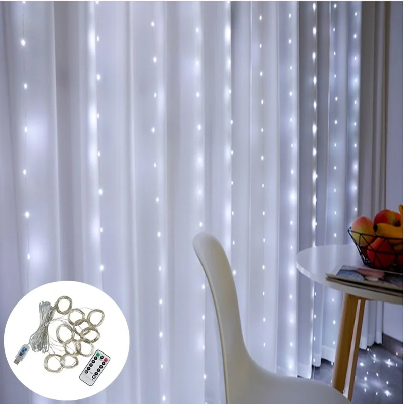 LED String Lights USB Fairy Lights for Christmas Decoration Wedding Garland Curtain Lamp Holiday Lighting New Year 2023