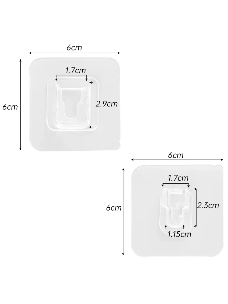 20 пар прочные липкие крючки с пряжкой не оставляющие следов