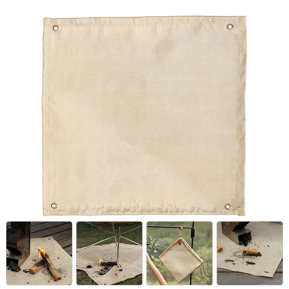 

Огнеупорное одеяло, огнеупорный коврик, подкладка для костра, кемпинга, гриля, термостойкая подстилка для барбекю, протектор для патио, безо...