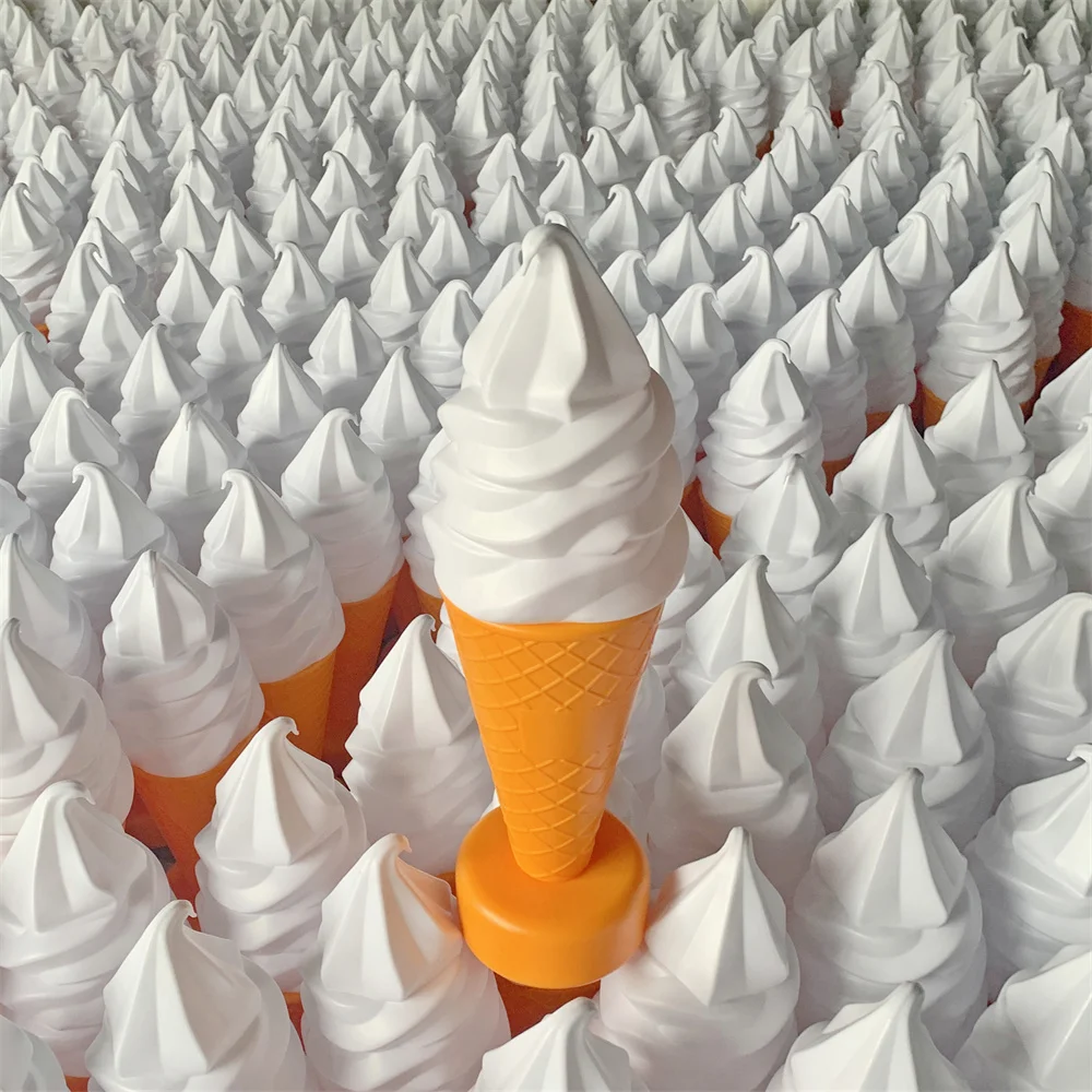 GREASOURCE модель в форме мороженого дисплей грузовики для парка развлечений тележка