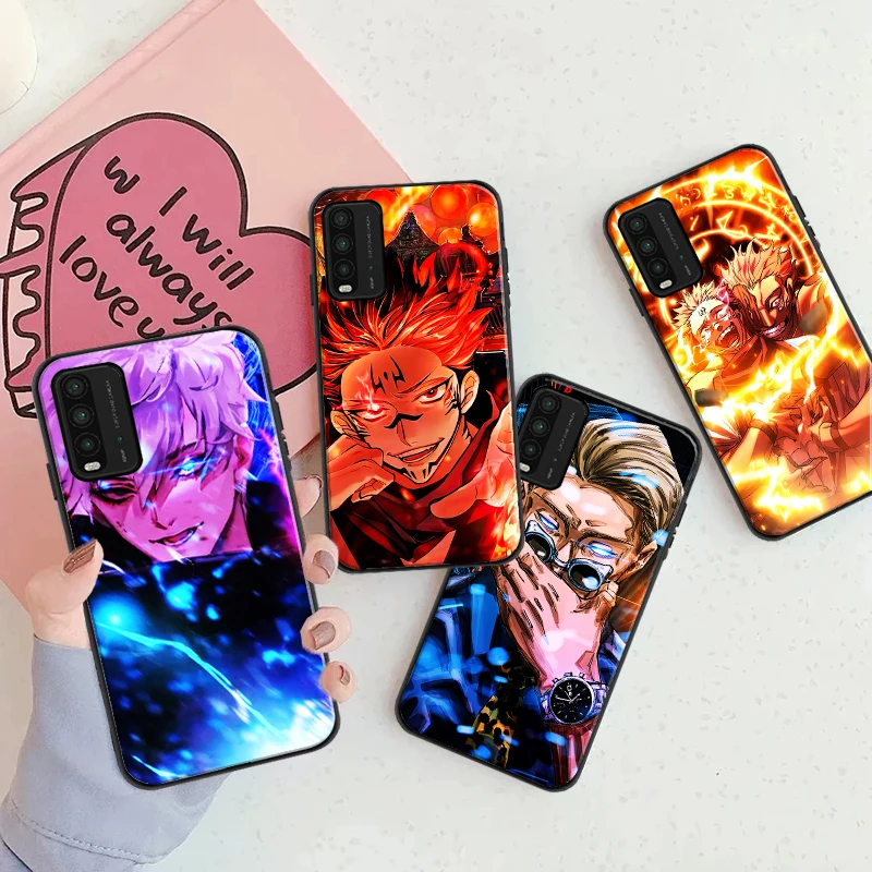 

Jujutsu Kaisen Anime Itadori Yuji Ryomen Sukuna Phone Case For Xiaomi Redmi 9 9i 9AT 9T 9A 9C Note 9 9T 9S 9 Pro Max Cover