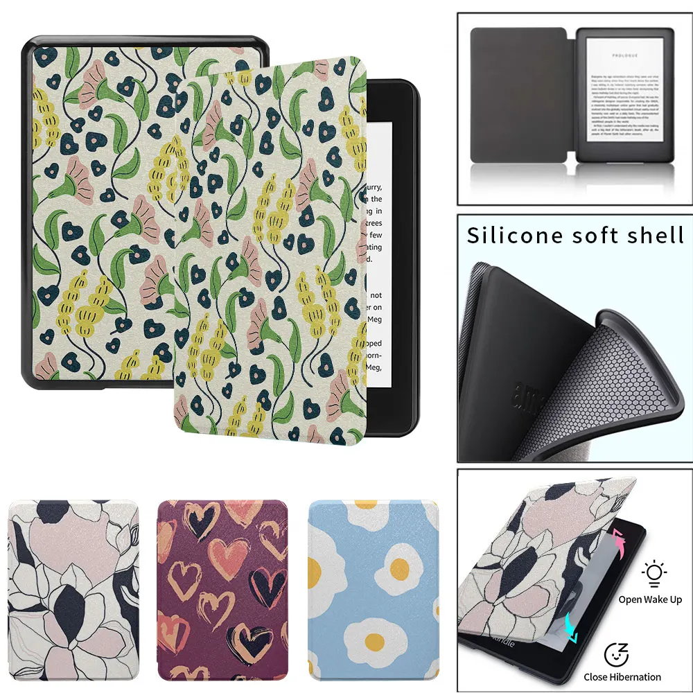 Kindle чехол Oasis 3 (7 дюймов) кожаный из ТПУ paperwhite1th 2th 3th 4th 5th мягкий силиконовый 2021 11th 8th