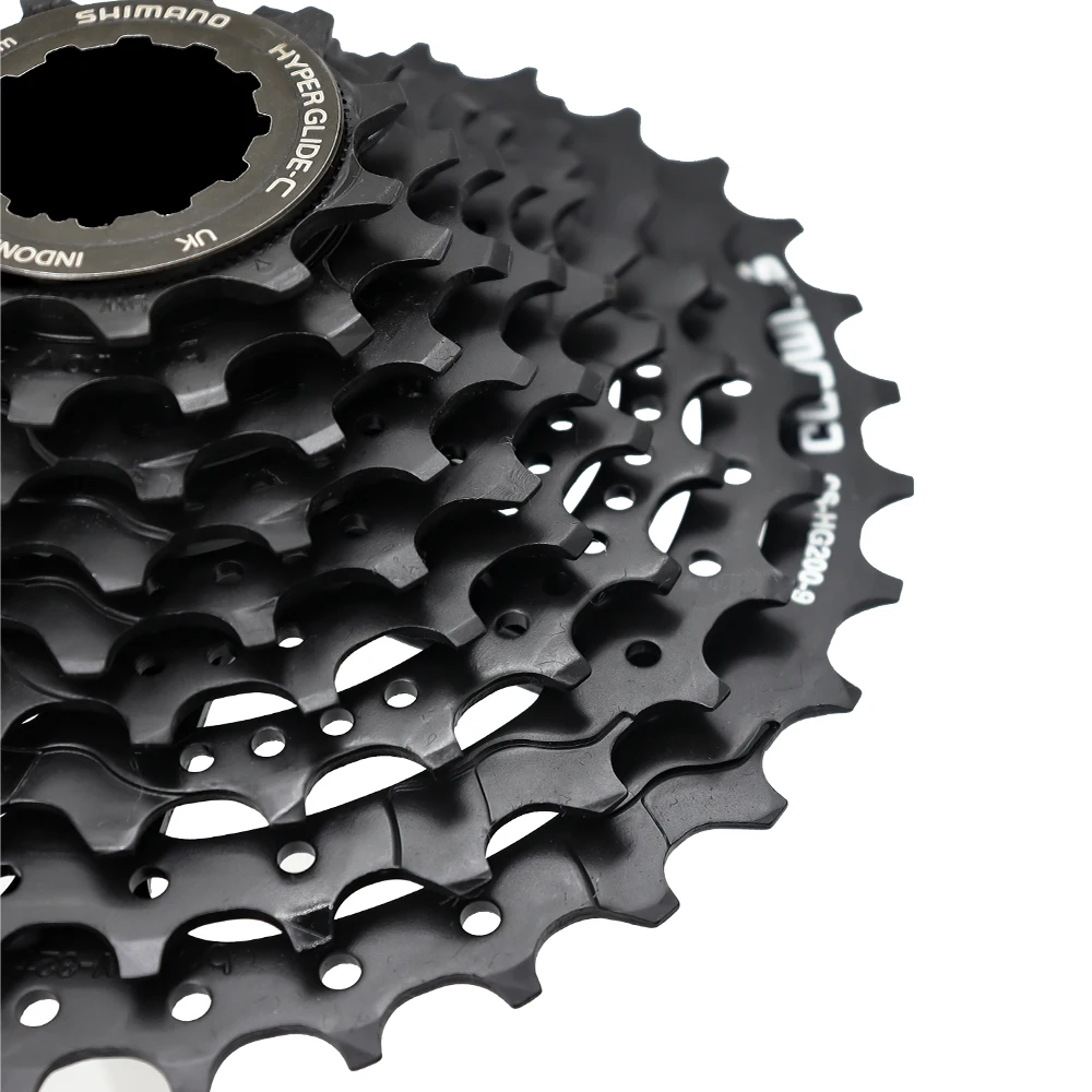 SHIMANO 9-скоростная CS-HG200-9 11-32/34/36T черная кассетная звездочка MTB свободного хода
