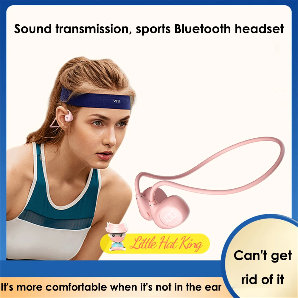 

Wireless Earphone Binaural Sweatproof Noise Cancellin V5.3 Earphone With Mic Sports Headset with microphone