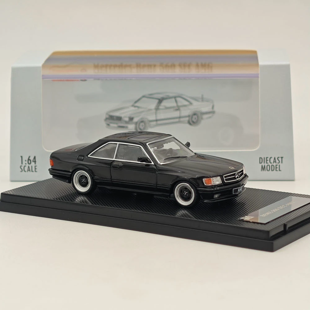 Литой под давлением RM, масштаб 1:64, Mercedes-Benz 560SEC AMG W126, модель автомобиля из сплава, Коллекционная игрушка, подарок, сувенир, украшение для дисплея (art.: 3920cd2152b5c) - 3920cd2152b5c