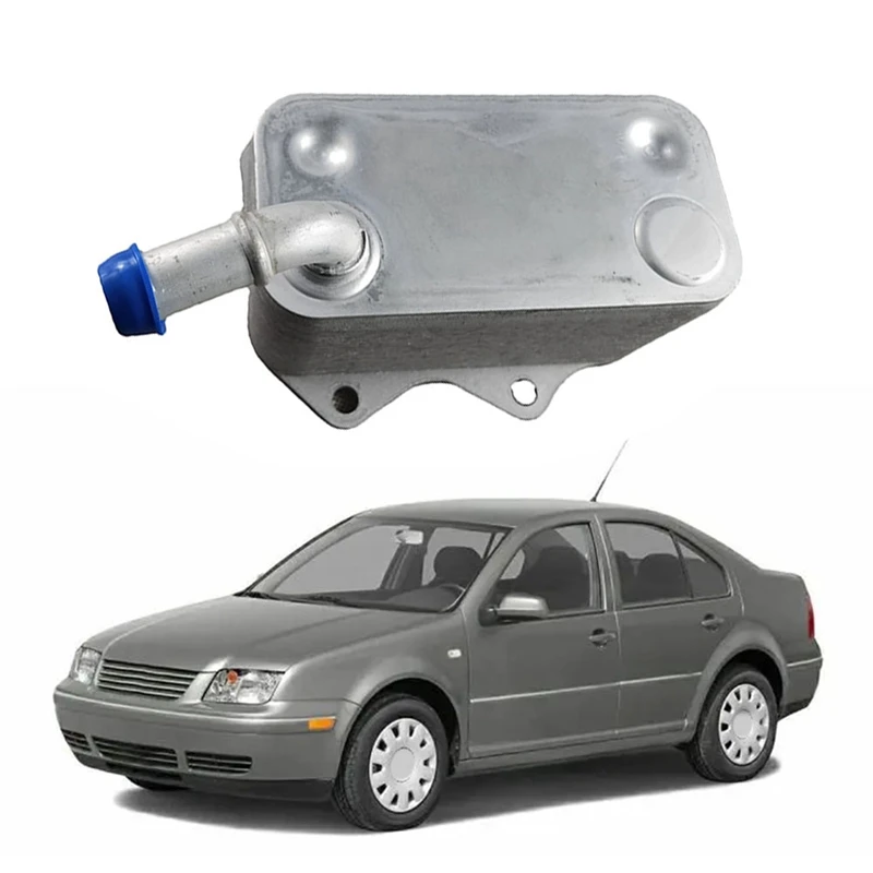 Новый масляный радиатор двигателя подходит для VW Eos GTI Jetta Passat A3 A4 TT 2.0L 06D117021C