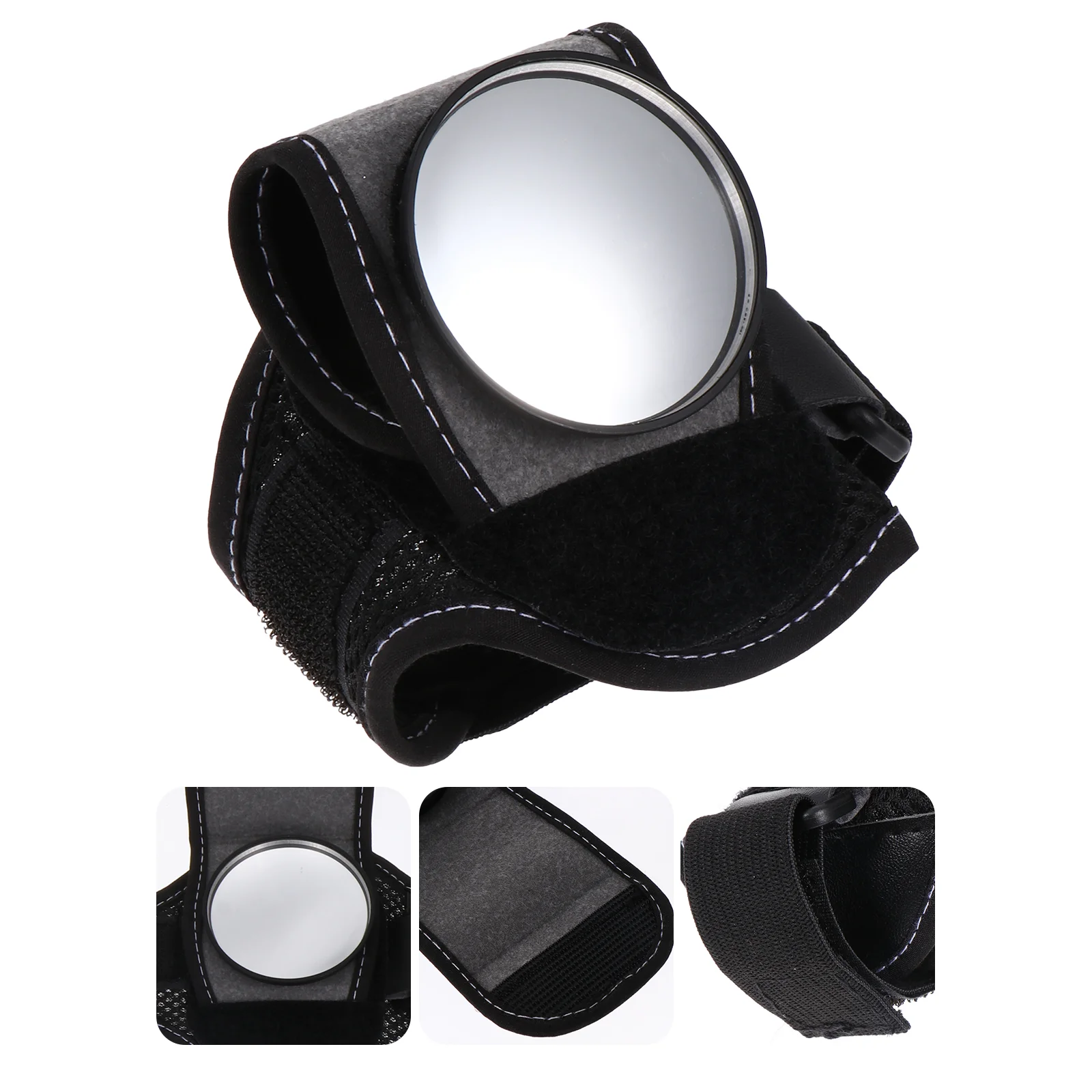 

Side Mirror Bike Wrist Strap Bicycle Mirrors Handlebars Plastic Rear View Guard
