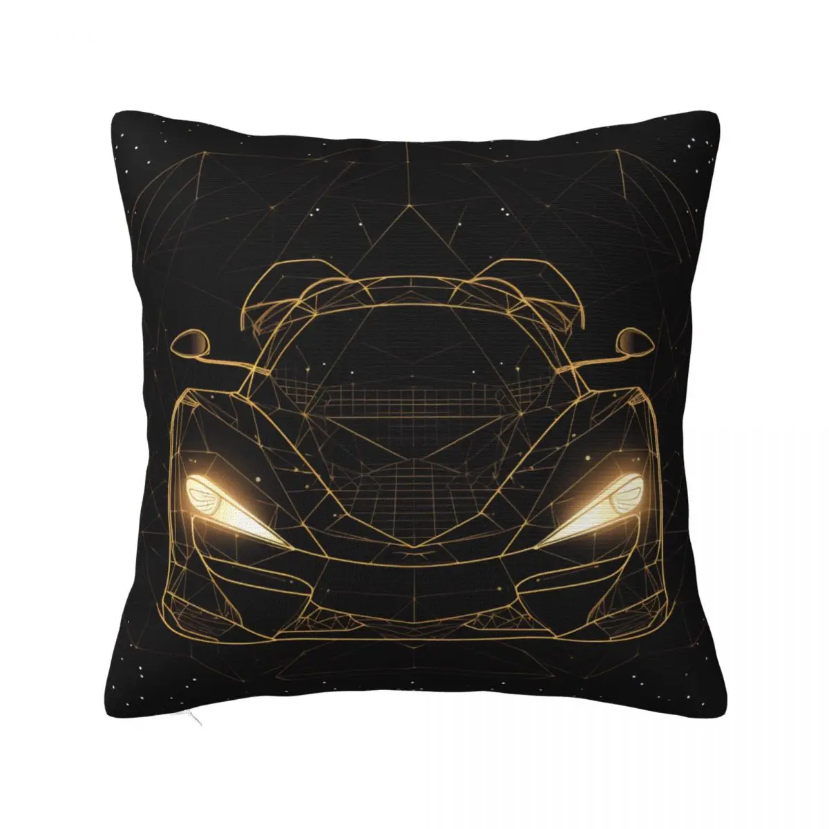 

Fantastic Sports Car Pillow Case Astro Geometry Minimalist Art Funny Polyester Pillowcase Home Decor Zipper Summer Cover