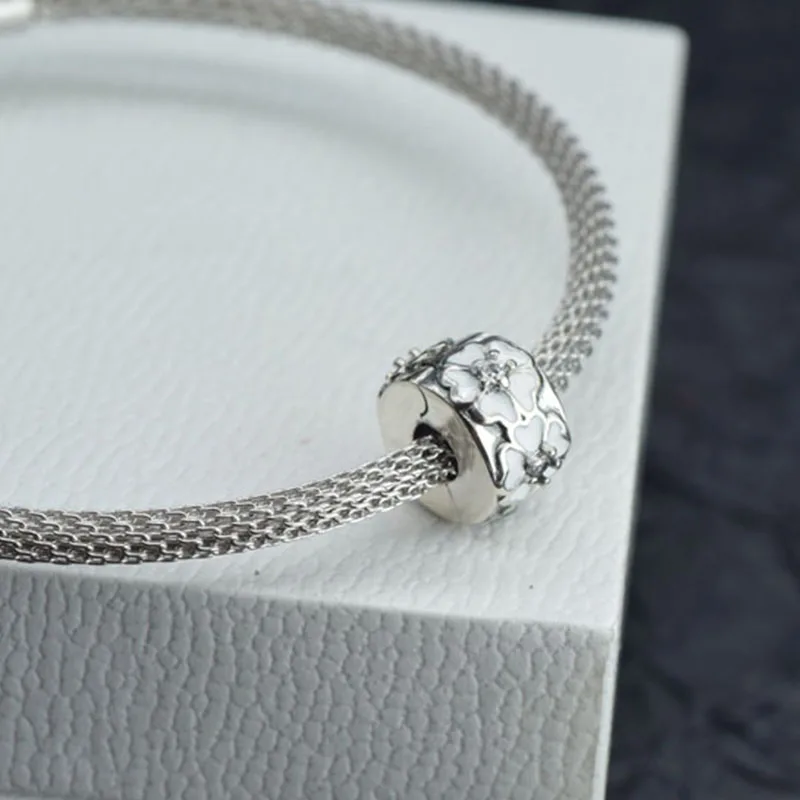 Цепочка из серебра 925 пробы с фианитами для браслетов Pandora |