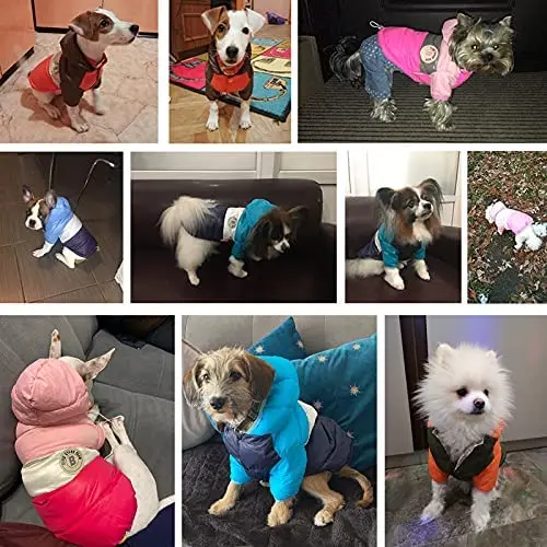 

Dog Vest Winter Coat Dog Down Jackets Puppy Hoodie Sweatshirt Doggie Hoodie Coat Winter Clothes Pet Hooded Coat Apparel