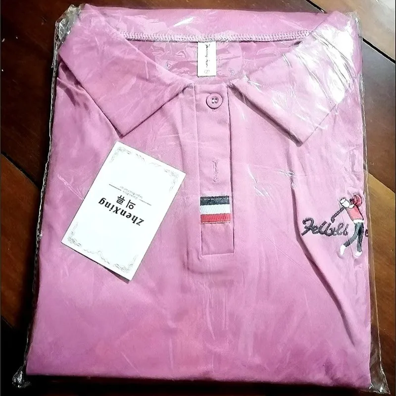 Высококачественная Женская одежда для гольфа футболки брендовая рубашка-поло с