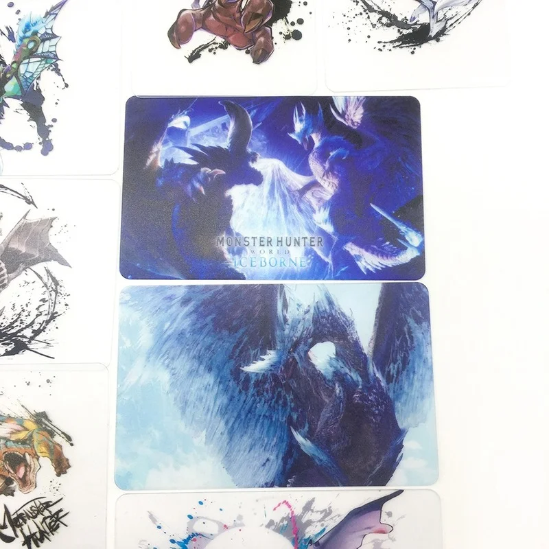 Монстр Хантер коллекция мировых карт игра сияющая коробка ПВХ карты игрушки для