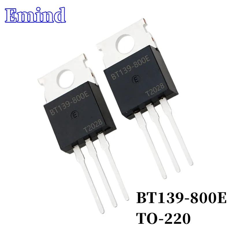 

10Pcs BT139-800E BT139 Thyristor TO-220 16A/800V DIP Triac Large Chip