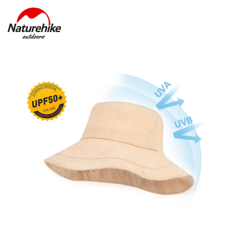 

Naturehike Summer Bucket Hats UV Protect Sunscreen Travel Cap Female Leisure For Outdoor Camping Hiking NH21FS536
