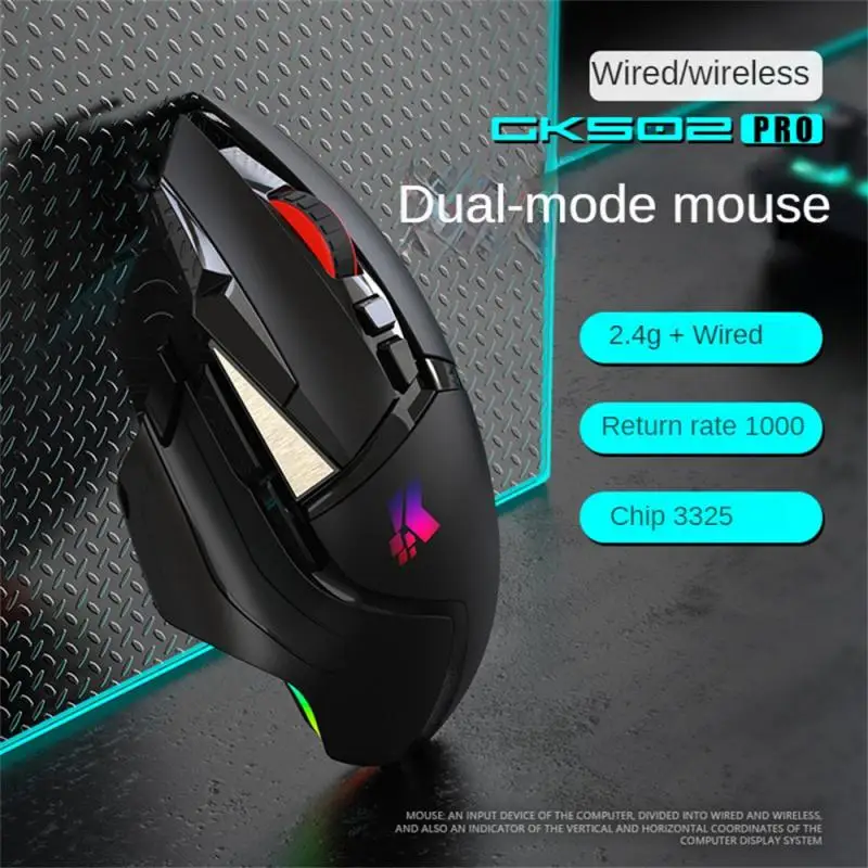 

Rechargeable Wireless Mouse Gaming Computer Silent Bluetooth Mouse USB Mechanical E-Sports Backlight PC Gamer Mouse For Computer
