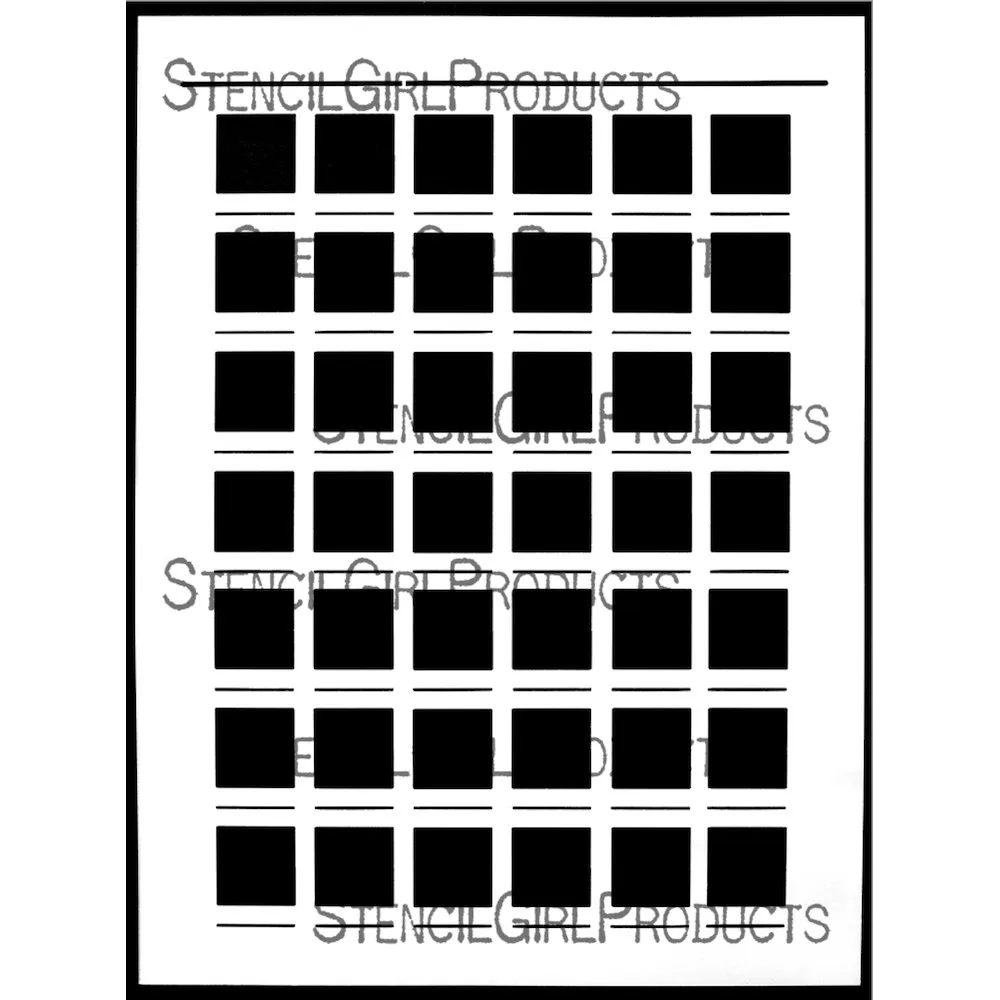 

Missigman Color Swatch Grid Stencil Arrival New Holiday Decor Drawing Molds for Scrapbooking Embossing Diy Paper Card Album Work