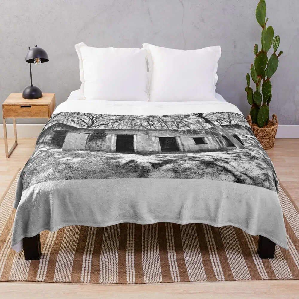 Красота Южная Каролина Fort Fremont черно-белое одеяло мягкие кровати летние одеяла