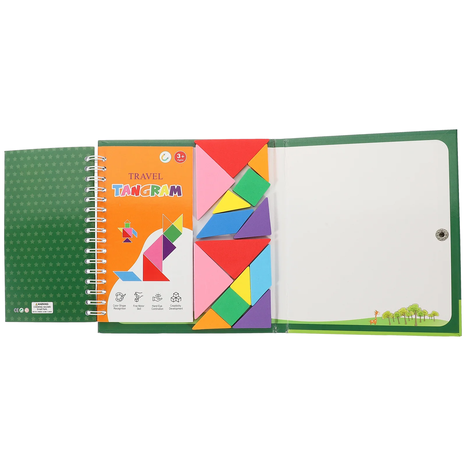 

Travel Tangram Puzzle Tangram Puzzles Travel Kids Puzzle Wooden Toys Montessori Toy Book Jigsaw Games Ages Board Toddlers
