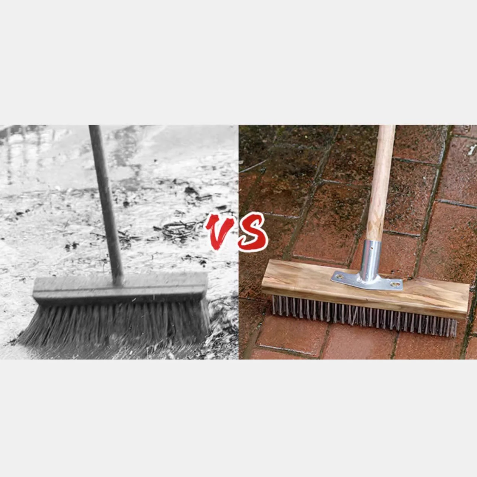 Щетка Для Чистки Из Жесткой Щетины Головы Деревянных Террас Бетонного Пола