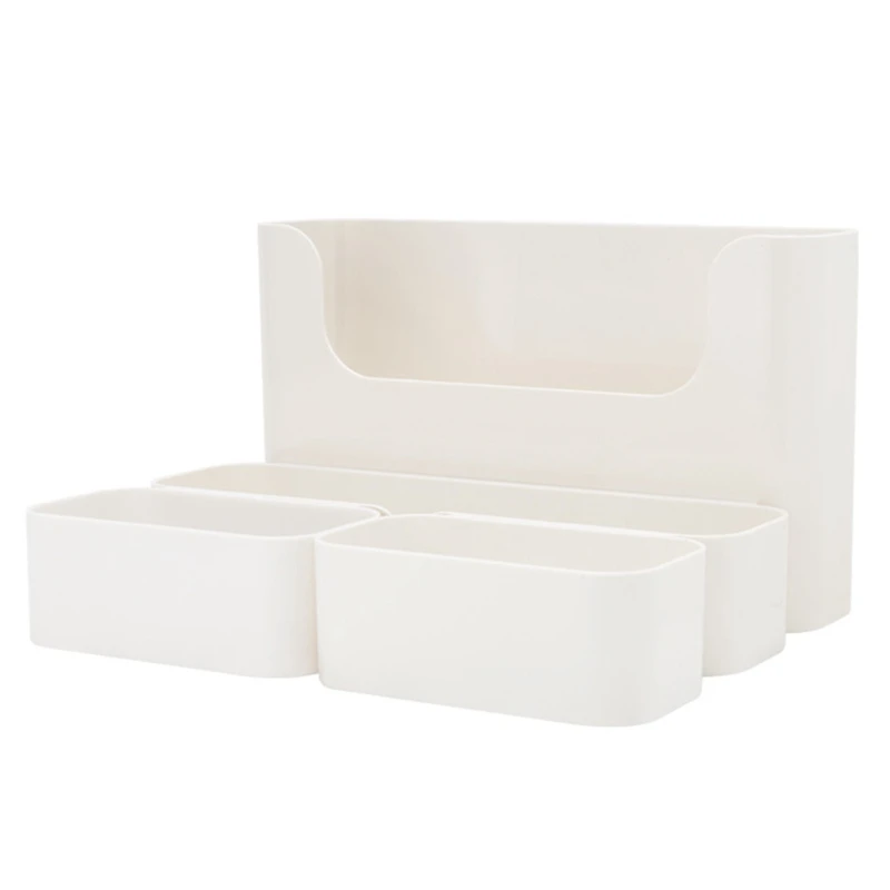 

Настенный пластиковый ящик для хранения, без перфорации, настенный ящик для кухни, гостиной, ванной комнаты, Настольный ящик для хранения