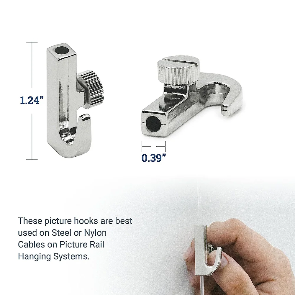 Комплект из 4 Т-образных нейлоновых веревок с регулируемыми винтами и крючком