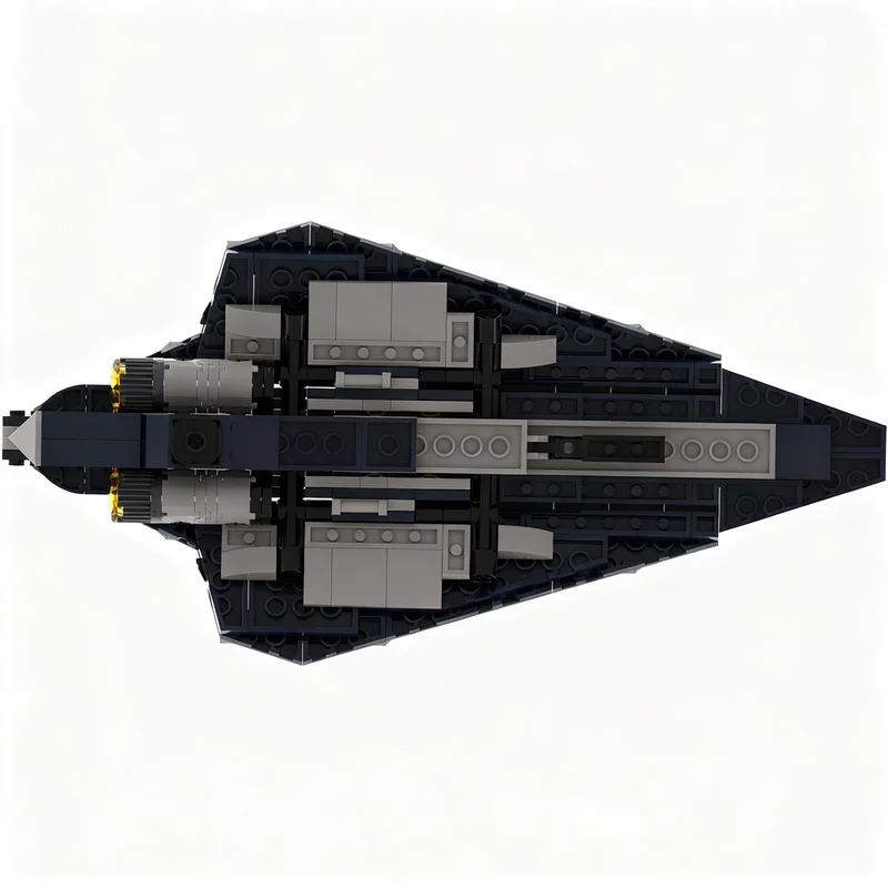 Фото 346 деталей MOC Star Battle Plo Koon S Delta 7 Starfighter: Модель-конструктор, Архитектурные блоки, Идея для рождественских подарков, DIY для детей №2