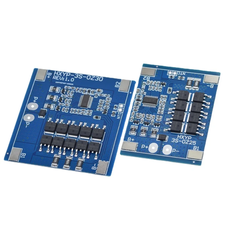 Плата защиты литиевой батареи 3S, 12 В, 25 А, 30 А, BMS 18650, 11,1 В, 12,6 в, защита от перезаряда с контролем баланса и температуры