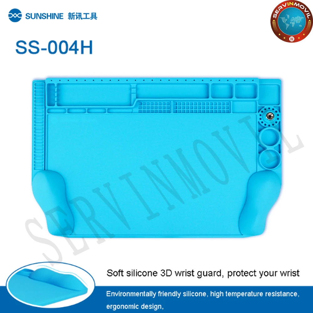 

Солнечный 3D силиконовый коврик изоляция устойчивый к высоким температурам антистатический магнитный коврик BGA паяльная станция