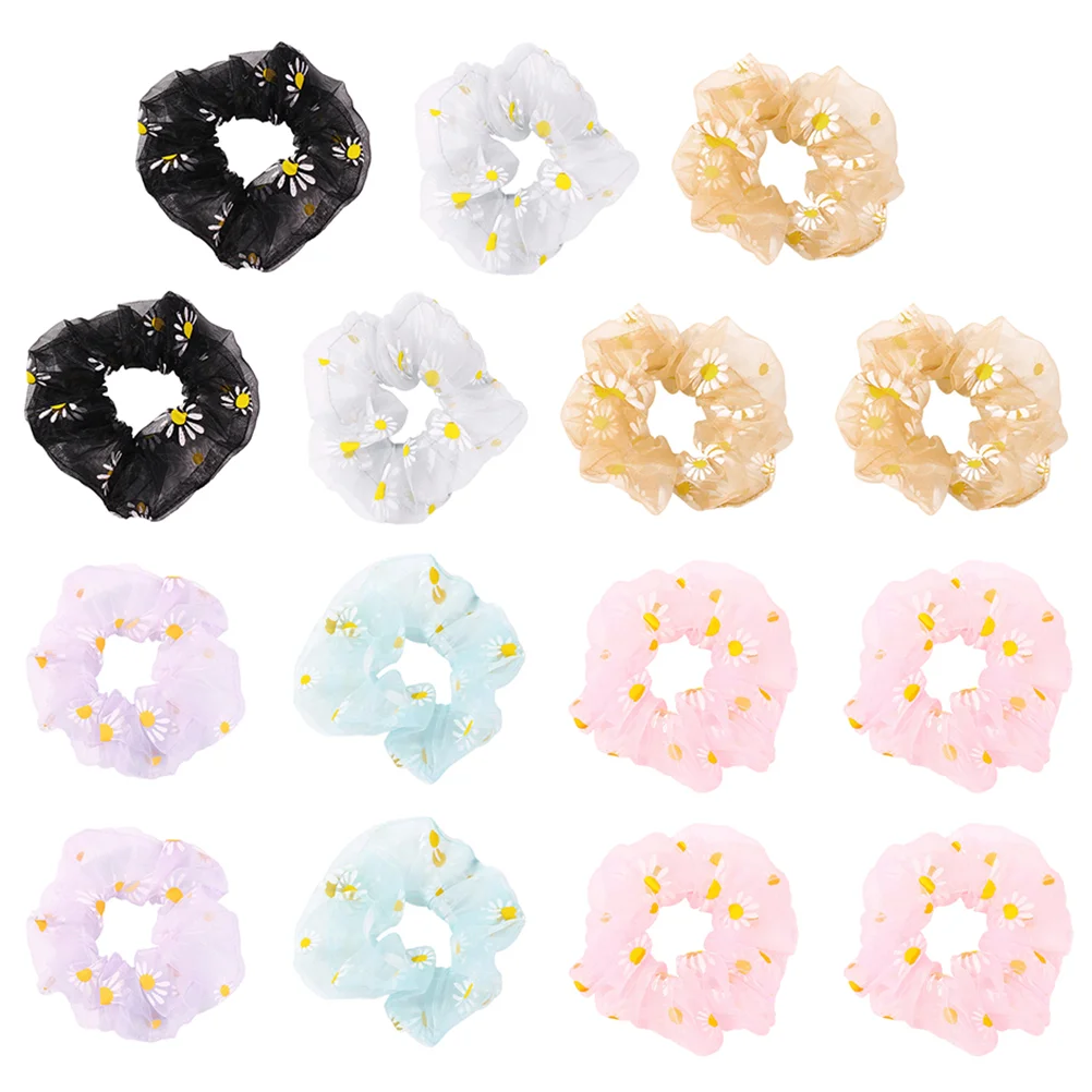 

Hair Scrunchies Ties Ponytail Girls Scrunchy Decorations Accessories Rings Elastic Styling Thin Holders S Bulk Rope Holder