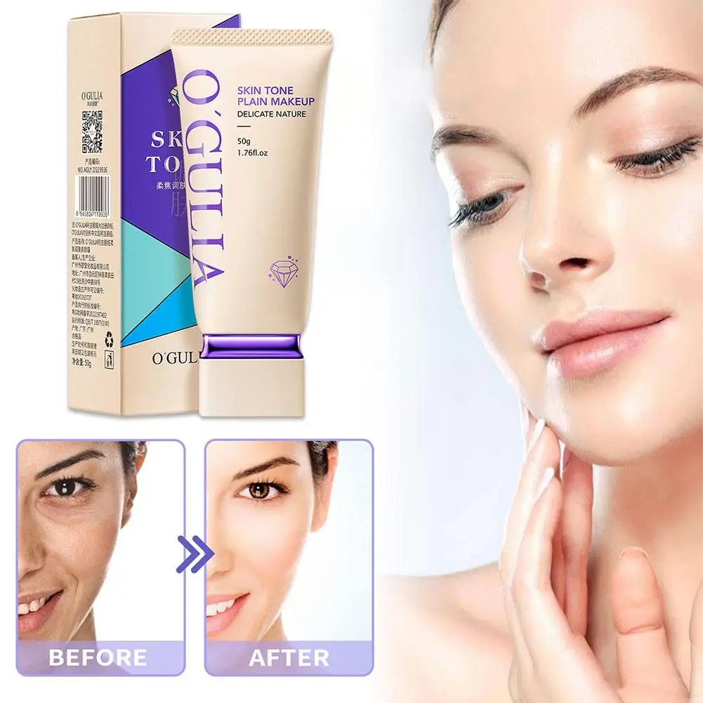 

Soft Focus Toner Cream 50g Cover Spot Mark Hydrating Face Beauty Health Eelhoe Cream Cream Curtain Face Collagen C2G2