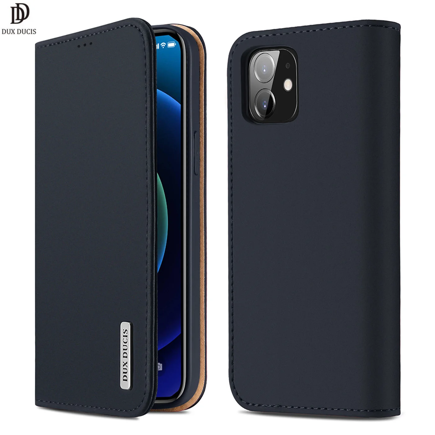

DUX DUCIS WISH Series Genuine Leather Wallet Flip Case For iPhone 6/6s/7/8 iPhone 6p/6sp/7p/8p iPhone X/XS/XS MAX/SE 2022 2020