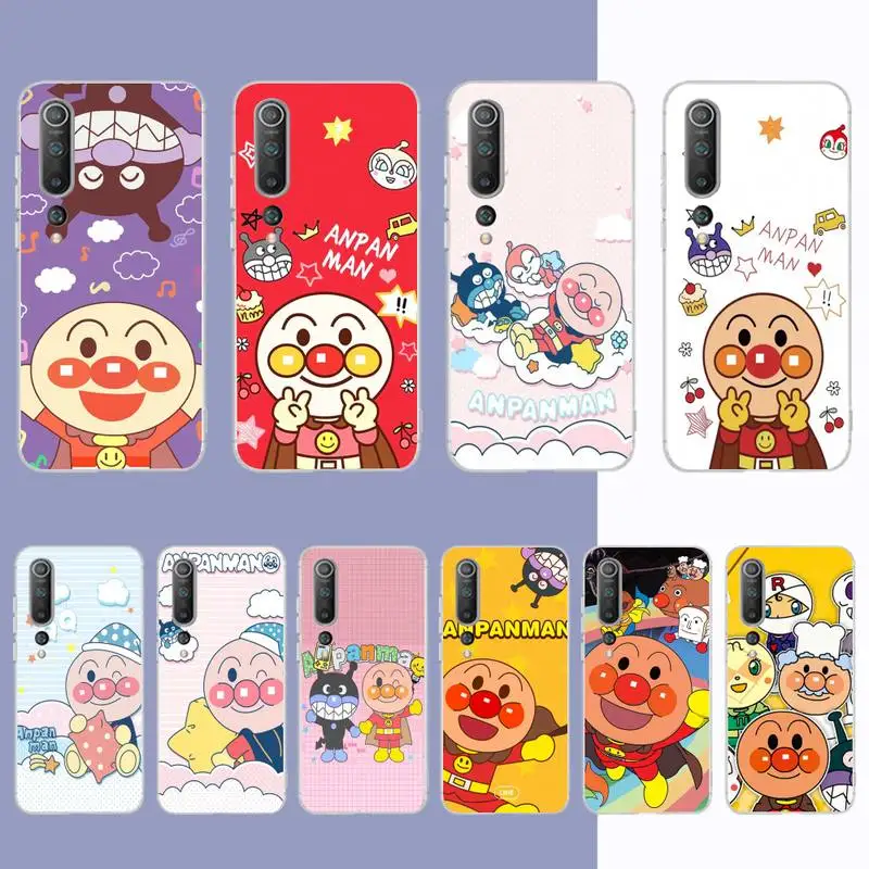 

BANDAI Anpanman Phone Case for Samsung S21 A10 for Redmi Note 7 9 for Huawei P30Pro Honor 8X 10i cover