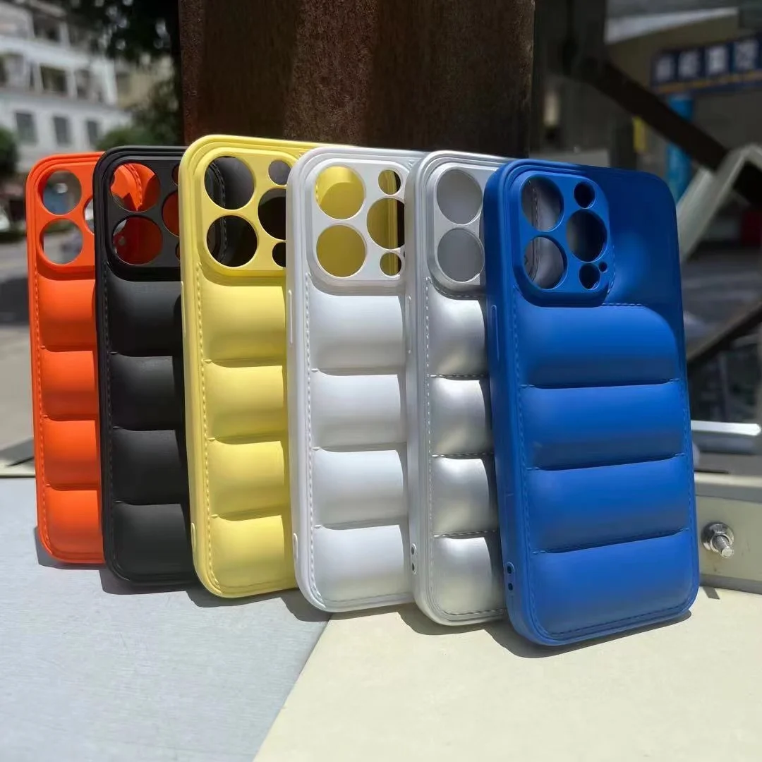 

Color Airbag Phone Case For iPhone 13 11 Pro Max 12 Mini XS Max For iPhone 14 X XR Soft Silicone Fall Proof Back Cover