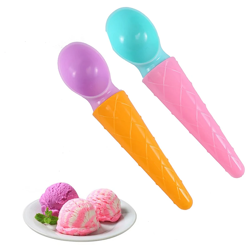 1Pcs Macaron Color Ice Cream Spoon Cute Pudding Spoon Dessert Spoon Tableware Children's Spoon Cute Tasting Scoop Ice Cream Tool