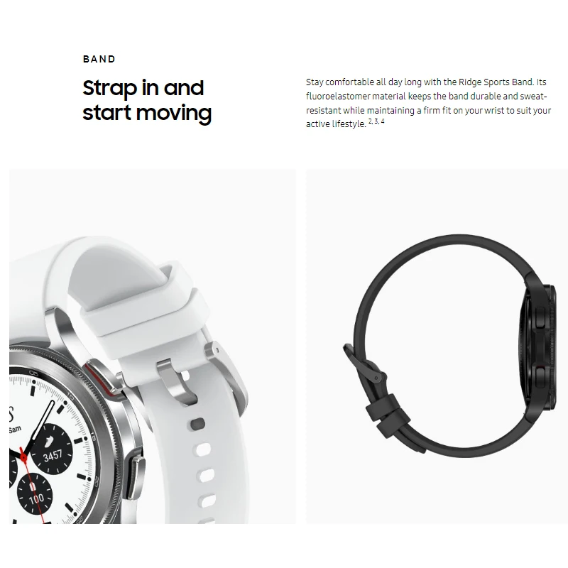 Смарт-часы Samsung Watch 4 Classic 46 мм R890 GPS AMOLED дисплей 16 Гб ROM фитнес-трекер NFC датчик