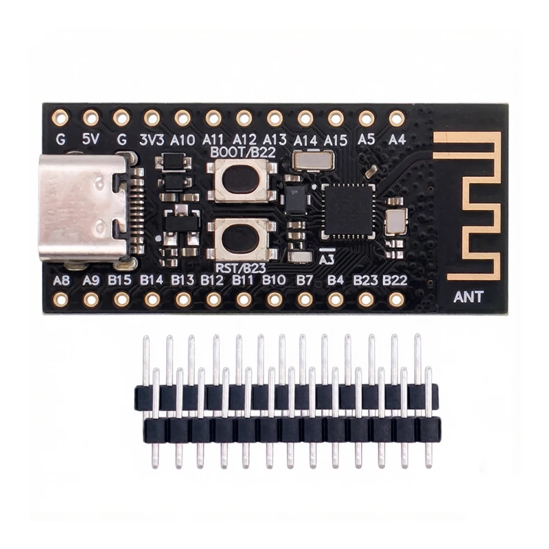 Фото CH571F CH573F CH582F RISC‑V BLE4.2 Bluetooth-плата разработки с разъемом Type-C, беспроводной модуль MCU для проектов IoT и электронного DIY. №3