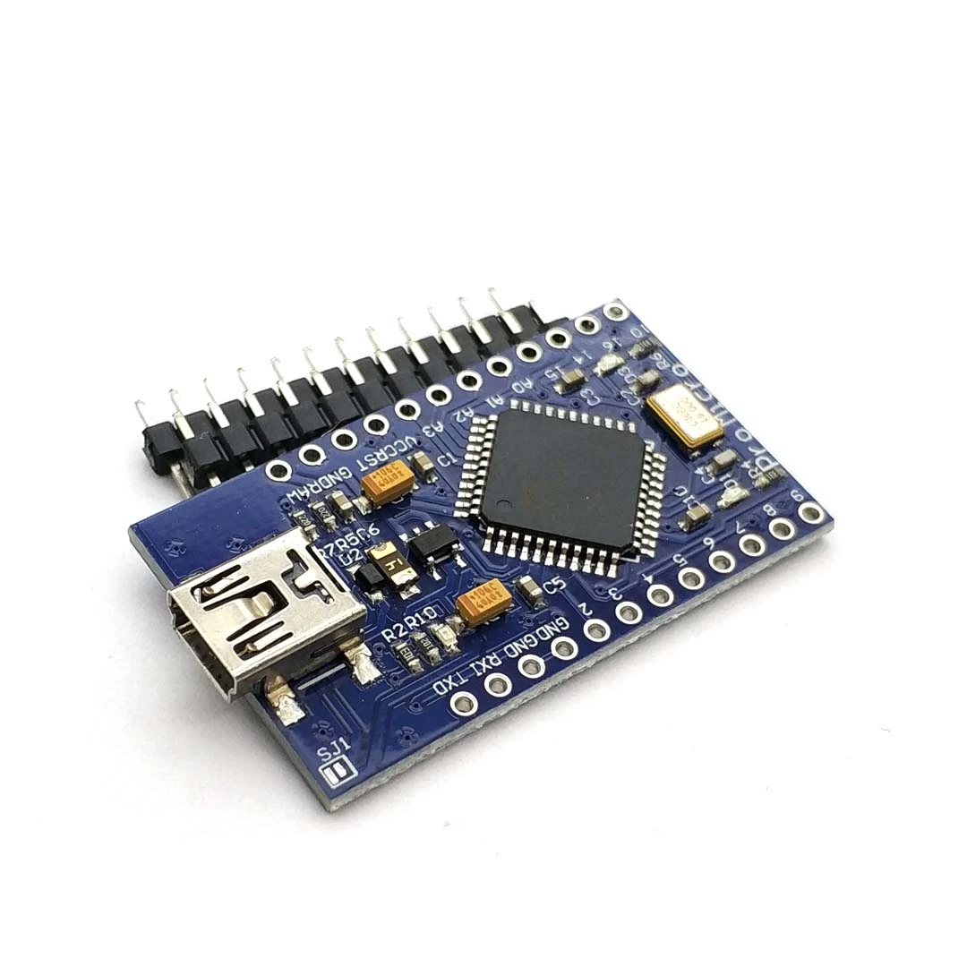 Фото Сменный ATmega32U4 Pro Micro ATmega32U4, 5 в 16 МГц, для Arduino Pro Mini с 2-рядным контактным разъемом для Leonardo Mini Usb интерфейса №5