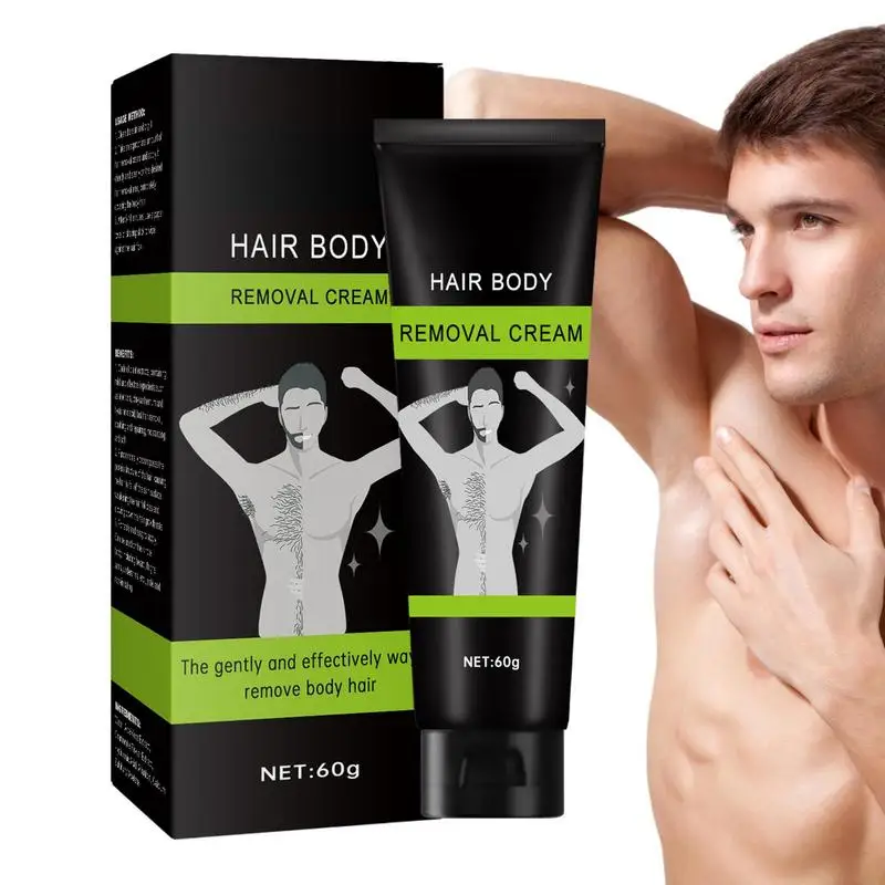 

Men Hair Removal Cream Hair Removing Cream Natural Ingredients Effective & Painless Hair Removal Cream Body Intimate Depilatory