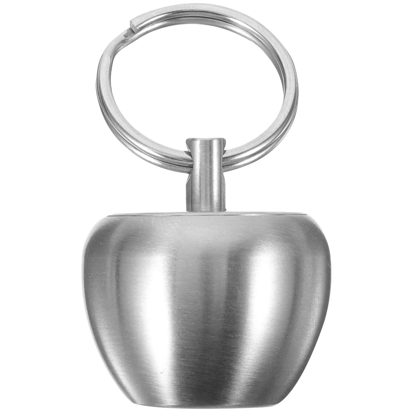 

Small Box Container Holder Pendant Keychain Medicine Case Pocket Stainless Steel Portable Travel Medication Kit